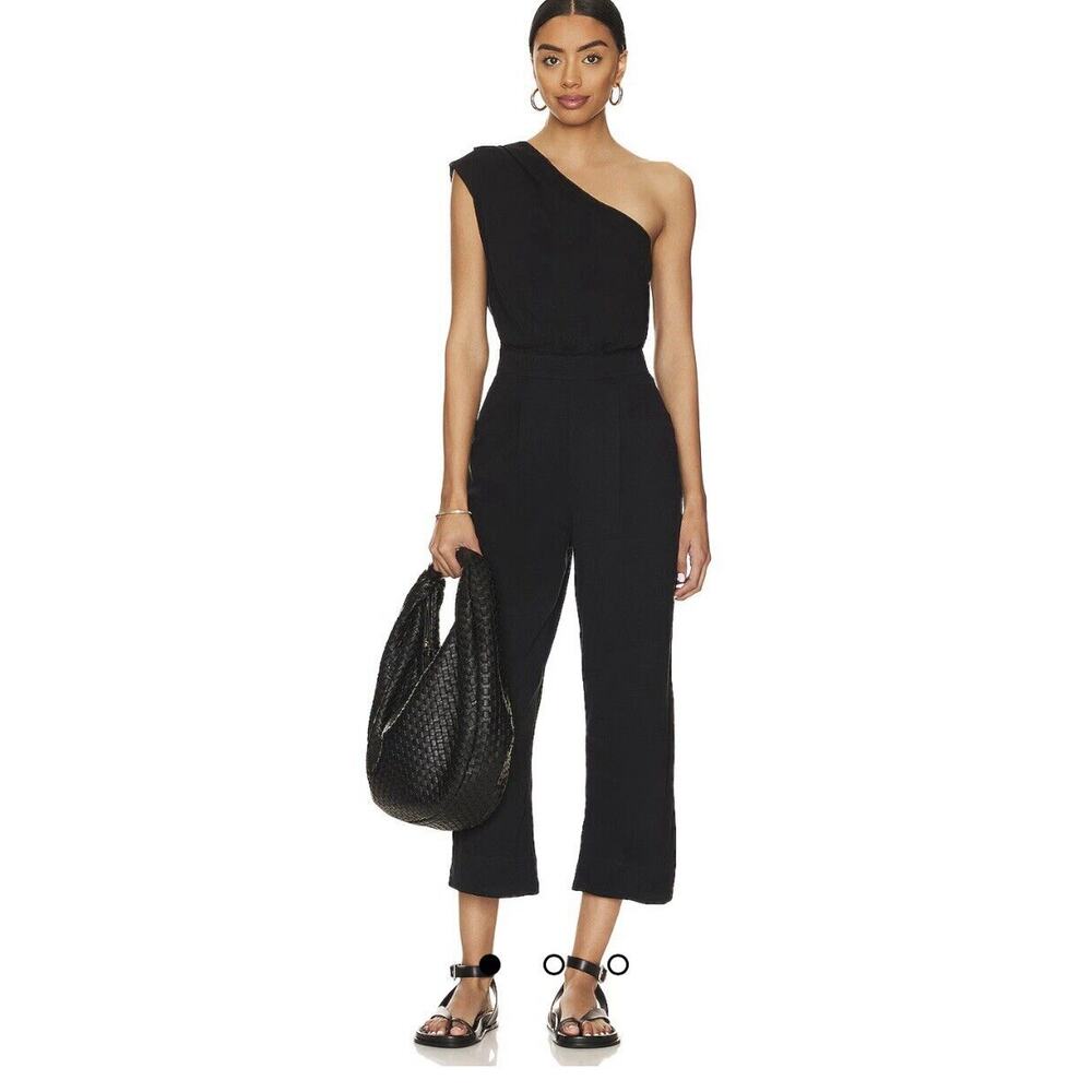 Free People black Avery Jumpsuit in Black size 0 $168.00 retail
